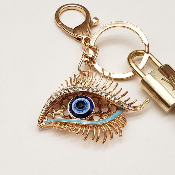 Authentic Louis Vuitton Lock & Key with unbranded Bagcharm, Keycharm, Keychain - Picture 5 of 8